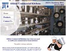 Tablet Screenshot of abilenekitchens.com